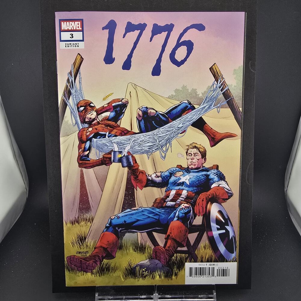 1776 #3 CORY SMITH 1:25 INCENTIVE VARIANT MARVEL COMICS 2026 SPIDER-MAN CAP NM/M